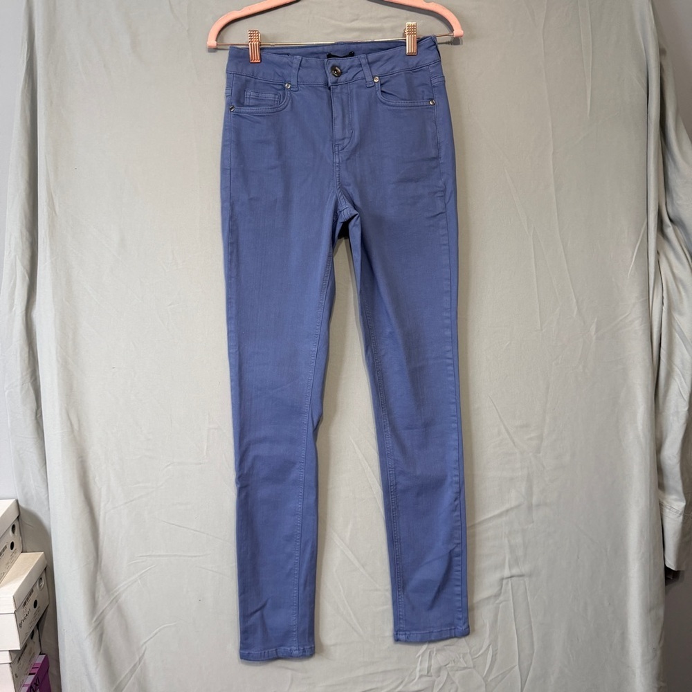Yest Womens Slim Fit Hi Rise Skinny Jeans Size 6 Blue Stretchy Casual Everyday